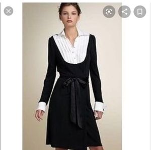 DVF Tuxedo Wrap Dress